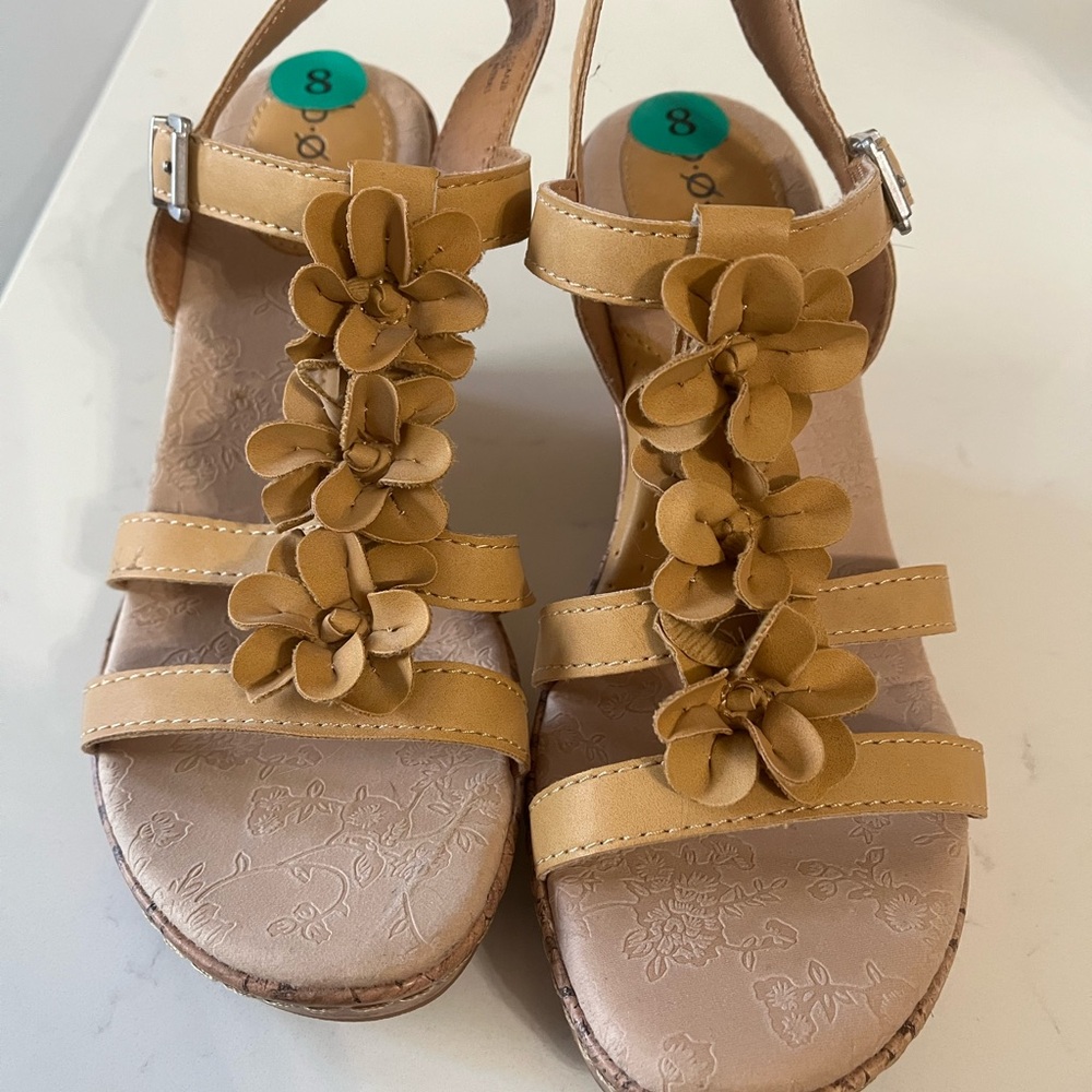 Floral Yellow Sandals